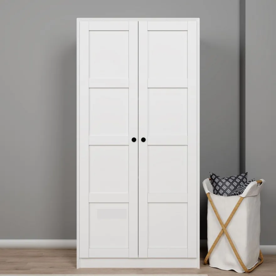 Kaappi Linento Furniture Lucas 5, valkoinen