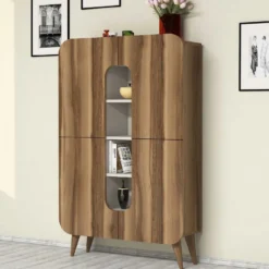 Kaappi Linento Furniture Mine pähkinä/kerma