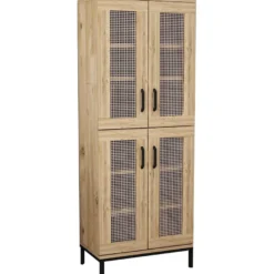 Kaappi Linento Furniture Netto V1, ruskea