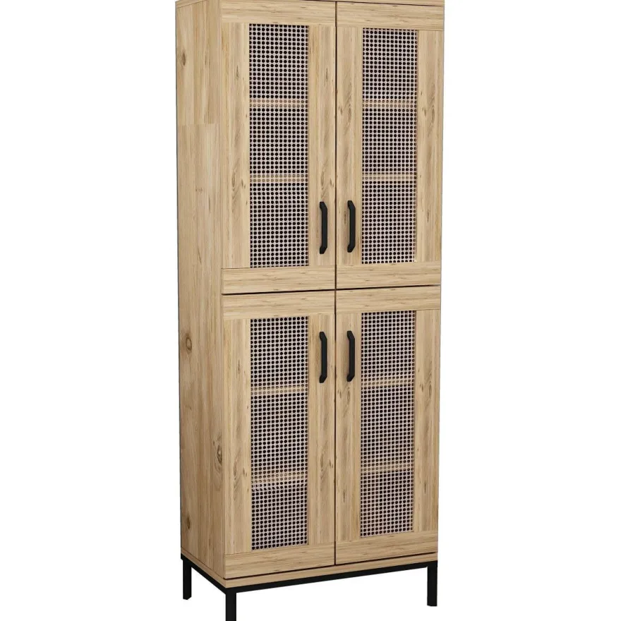 Kaappi Linento Furniture Netto V1, ruskea