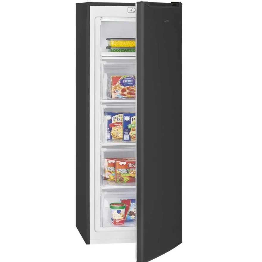 Kaappipakastin Bomann GS7364DIX, 54.5cm, 168 l, musta
