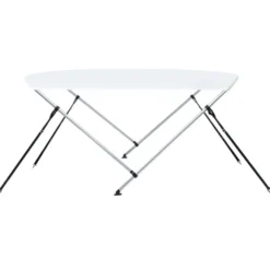 2-kaarinen bimini-kate, valkoinen 180x150x110 cm