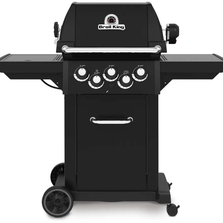 Kaasugrilli Broil King Royal 390 Shadow, 3 poltinta, sivukeitin, varraspaahdin