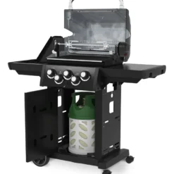 Kaasugrilli Broil King Royal 390 Shadow, 3 poltinta, sivukeitin, varraspaahdin