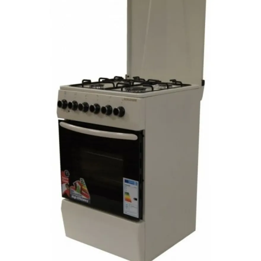 Kaasuliesi Schlosser FS5406MAZC sähköuunilla, 50cm, beige