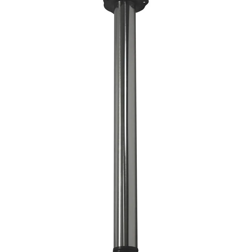 Kalustejalka Pisla, 60x710mm, harjattu nikkeli