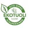 Kalusteryhmä EcoFurn, Ekotuoli 2 kpl, niskatyyny 2 kpl, Lilli-taso, mänty, harmaa