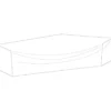 Kalustesuoja Hillerstorp, 235/75x235/75x80cm, polyesteri, harmaa