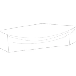 Kalustesuoja Hillerstorp, 235/75x235/75x80cm, polyesteri, harmaa