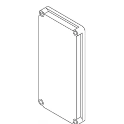 Kansi harmaa EKM 30G 380X190X30