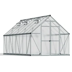 Kasvihuone Palram-Canopia Essence, 11.8m², 8x16ft, hopea