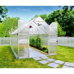 Kasvihuone Palram-Canopia Essence, 11.8m², 8x16ft, hopea