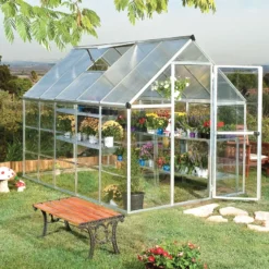 Kasvihuone Palram-Canopia Hybrid, 5,7m², 6x10ft, hopea