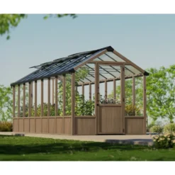 Kasvihuone Palram-Canopia Natura, 15.3m², 8x22ft, setripuu