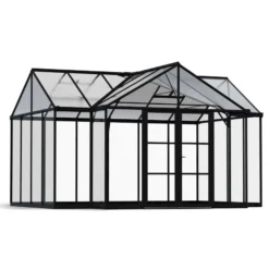 Kasvihuone Palram-Canopia Triomphe, 16.2m², musta