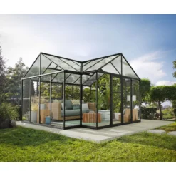 Kasvihuone Palram-Canopia Triomphe, 16.2m², musta
