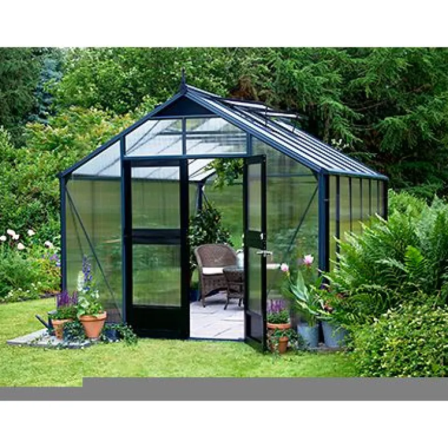 Kasvihuone Premium 13,0m², 10mm kennolevyllä