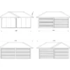 Katos Palmako Bianca Set 213, sis.liukuovet 24,9 m²