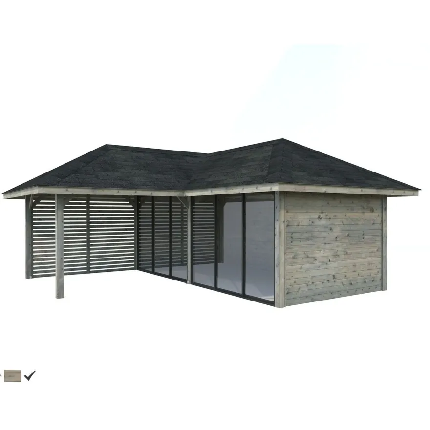 Katos Palmako Bianca Set 213, sis.liukuovet 24,9 m²
