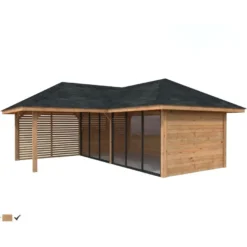Katos Palmako Bianca Set 213, sis.liukuovet 24,9 m²
