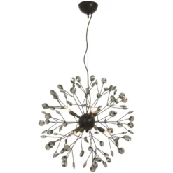 Kattokruunu Aneta Lighting Viva, Musta