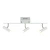 Kattospotti Aneta Lighting Artic, 3-osainen, suora, valkoinen