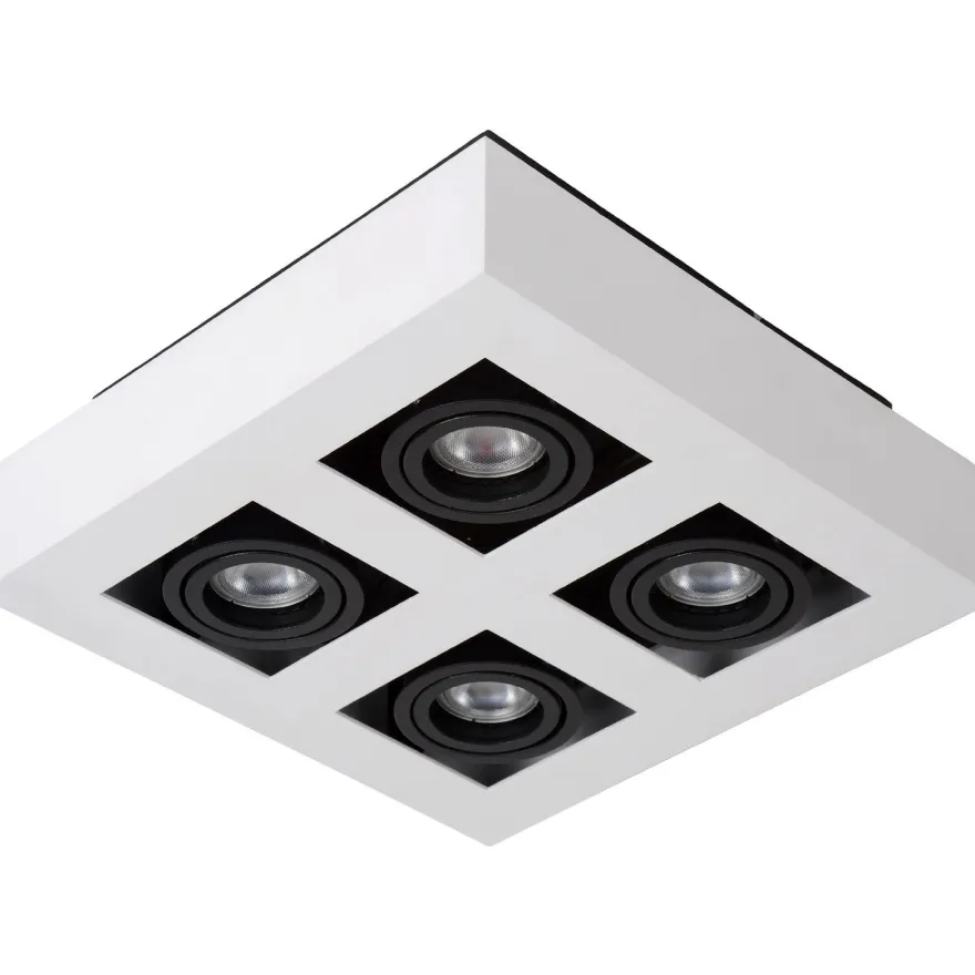 Kattospotti Lucide Xirax, 25x25cm, IP20, 5W, eri värejä