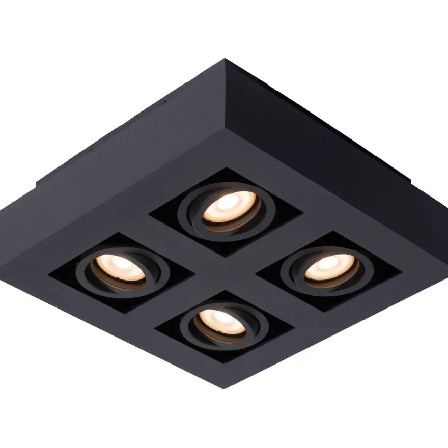 Kattospotti Lucide Xirax, 25x25cm, IP20, 5W, eri värejä