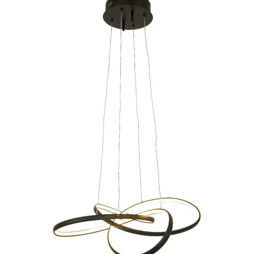 Kattovalaisin Aneta Lighting Nebulosa, Ø65cm, musta