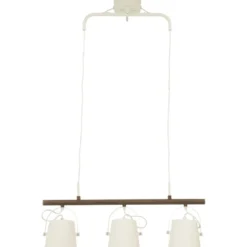 Kattovalaisin Aneta Lighting Espresso, 3-osainen, valkoinen/tumma puu