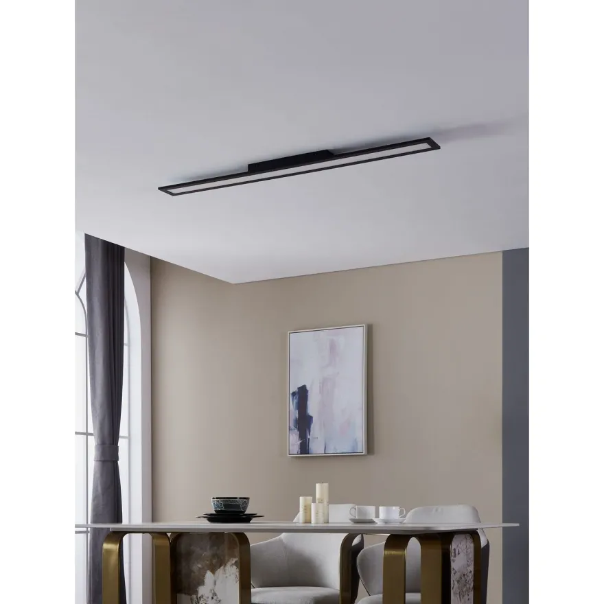 Kattovalaisin Eglo Salobrena 1, 120x10cm, LED, 38W, IP20, musta