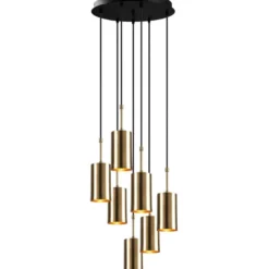 Kattovalaisin Linento Lighting Kem, 7-osainen, kulta