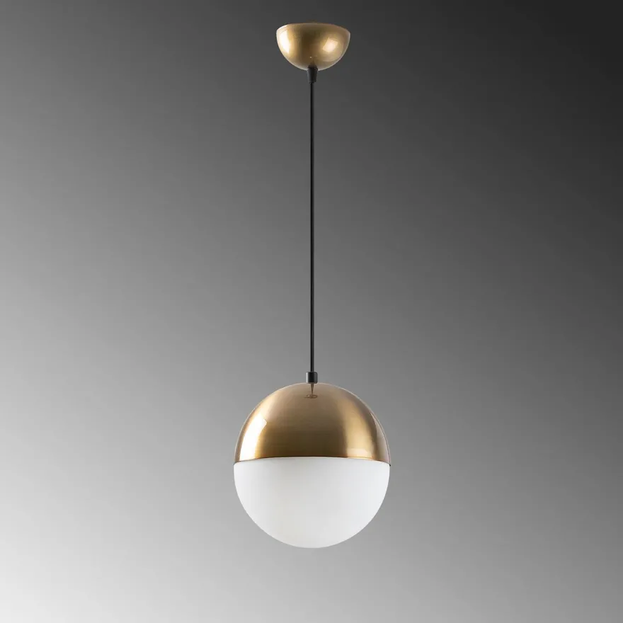 Kattovalaisin Linento Lighting Bastos, Ø20cm, messinki