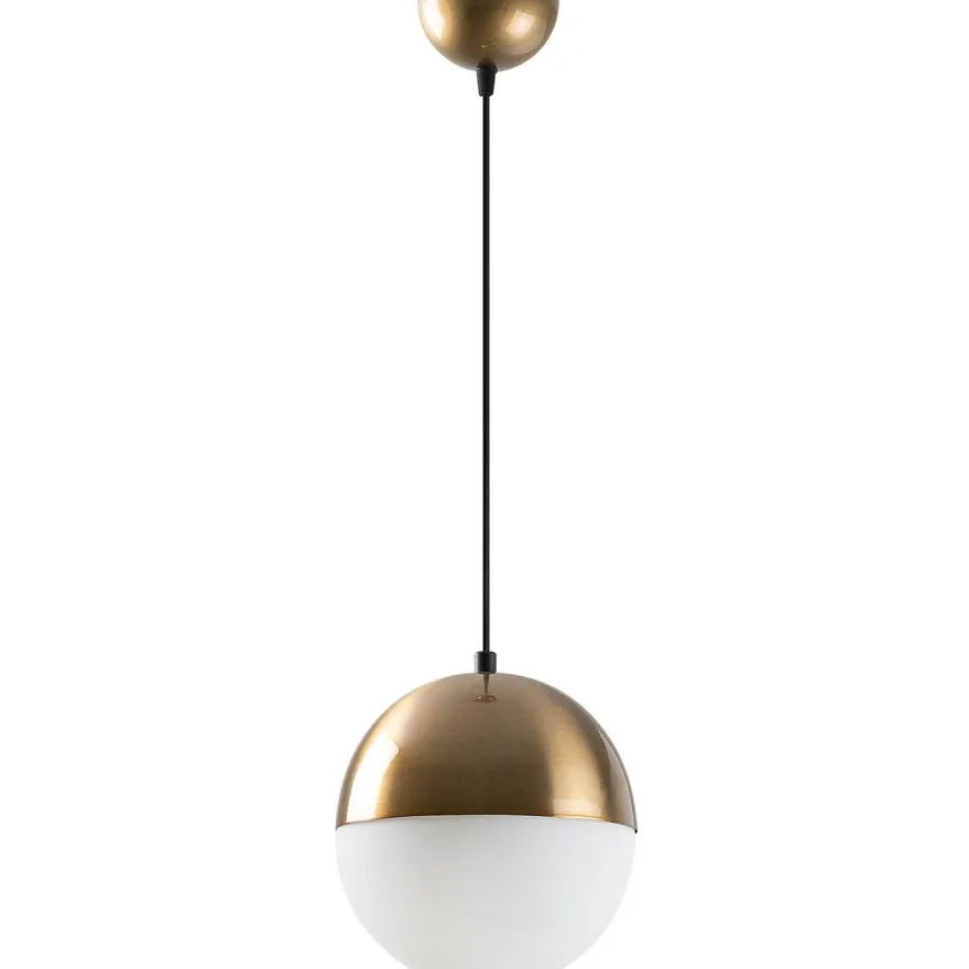 Kattovalaisin Linento Lighting Bastos, Ø20cm, messinki