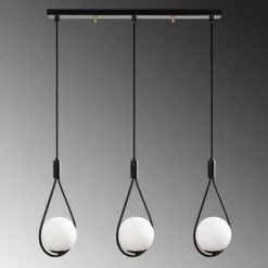 Kattovalaisin Linento Lighting GMN-00009, 3-osainen, musta
