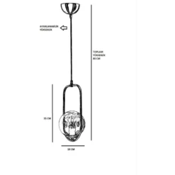 Kattovalaisin Linento Lighting Torrance, Ø18cm, kulta