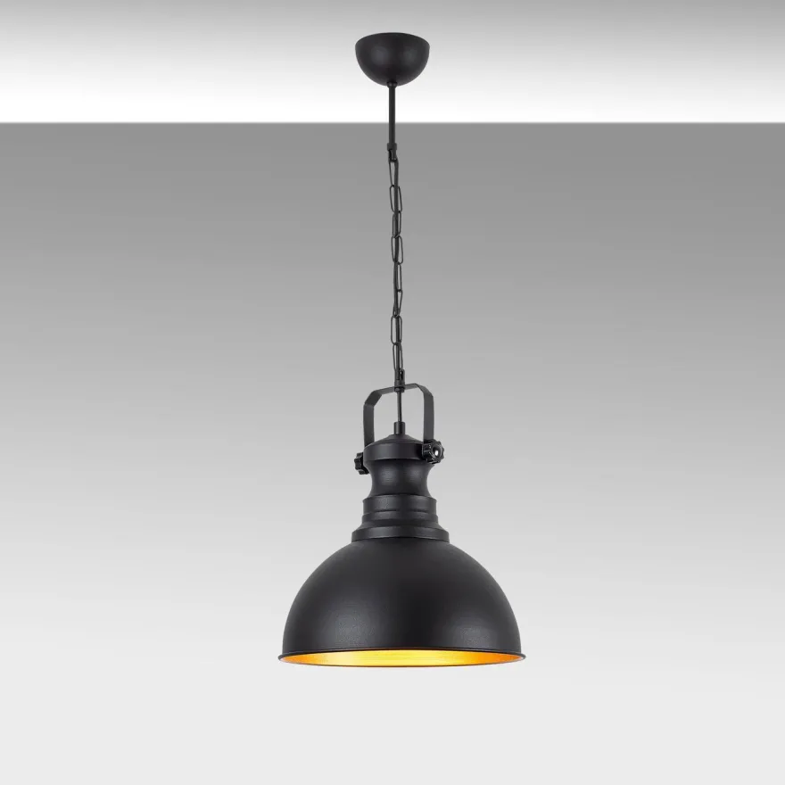 Kattovalaisin Linento Lighting Saga, Ø31cm, musta
