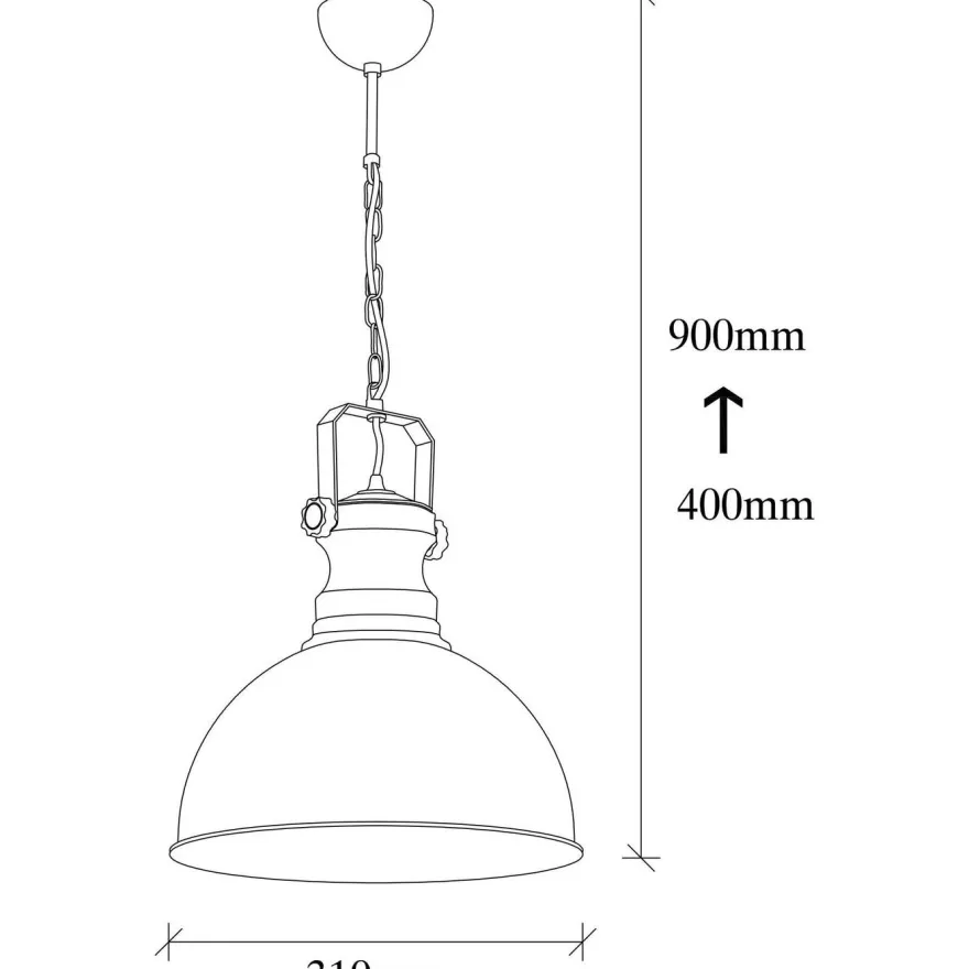 Kattovalaisin Linento Lighting Saga, Ø31cm, musta