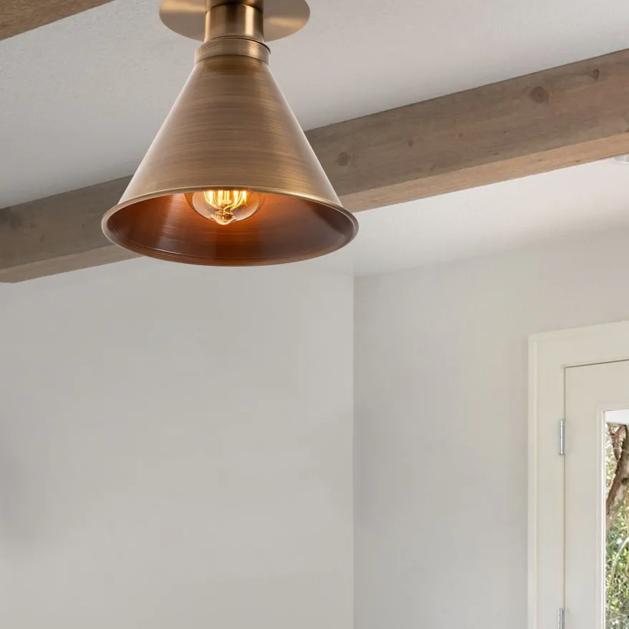 Kattovalaisin Linento Lighting Berceste, kupari, Ø20cm