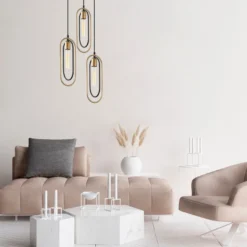 Kattovalaisin Linento Lighting Cerco, 3-osainen, kulta