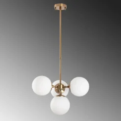 Kattovalaisin Linento Lighting Milla, 4-osainen, kulta, säädettävä