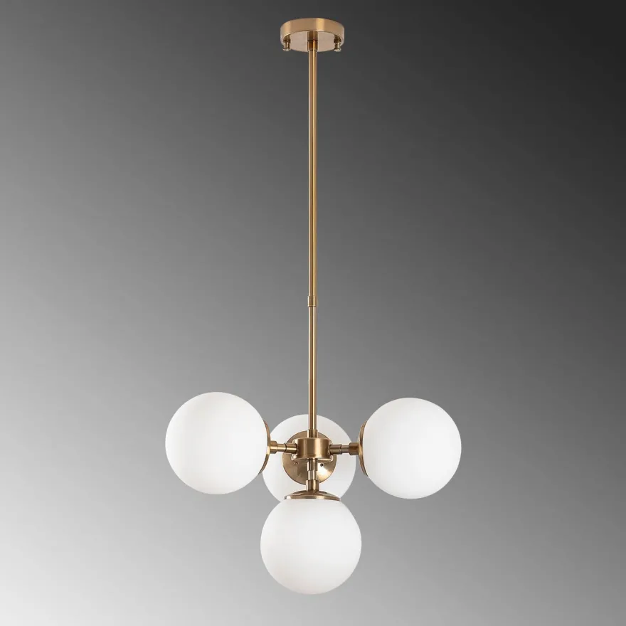 Kattovalaisin Linento Lighting Milla, 4-osainen, kulta, säädettävä
