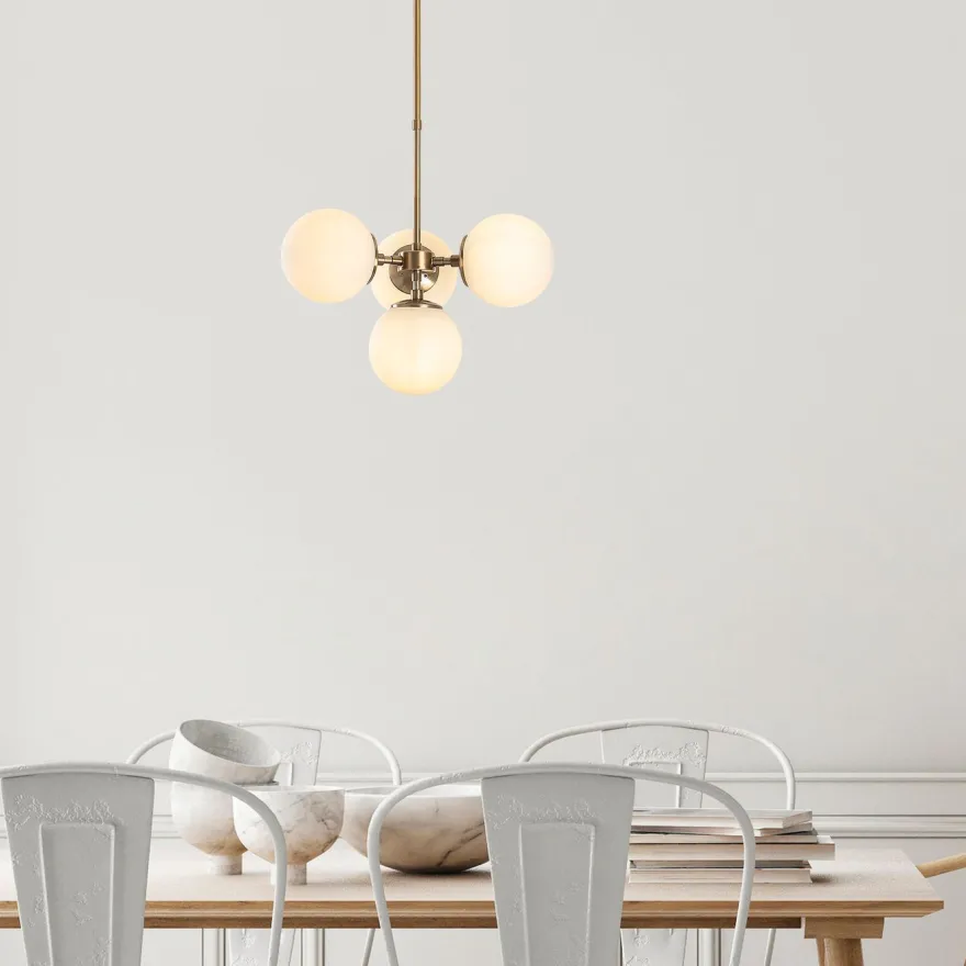 Kattovalaisin Linento Lighting Milla, 4-osainen, kulta, säädettävä