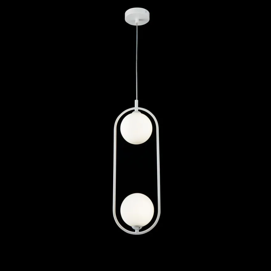 Kattovalaisin Maytoni Modern Ring 2-osainen valkoinen