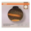 Kattovalaisin Osram Decor Cardboard Ball E27 ruskea