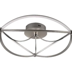 Kattovalaisin Trio Charivari, LED, Ø62cm, harjattu teräs