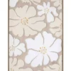 Kehystetty taulu Home4You 60x80 cm, beiget kukat