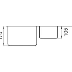 Keittiöallas Lapetek Danex 6-TS Mini 790x500mm rst