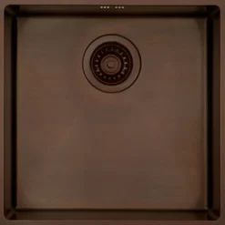 Keittiöallas Lavabo Kubus 400 Soft, 440x440 mm, antiikkimessinki
