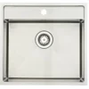 Keittiöallas Lavabo Kubus 520 Soft, 530x500mm, ruostumaton teräs